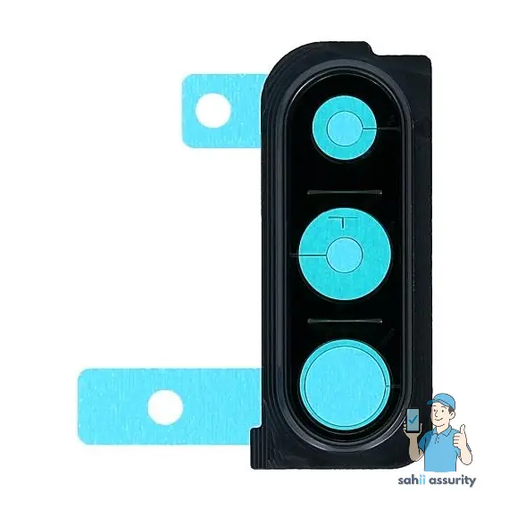 Camera Lens Glass with Frame for Samsung Galaxy A30s Black thumbnail